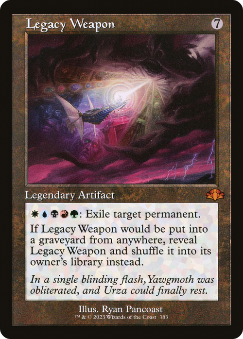 Legacy Weapon (Retro Frame) (DMR-383) - Dominaria Remastered Foil