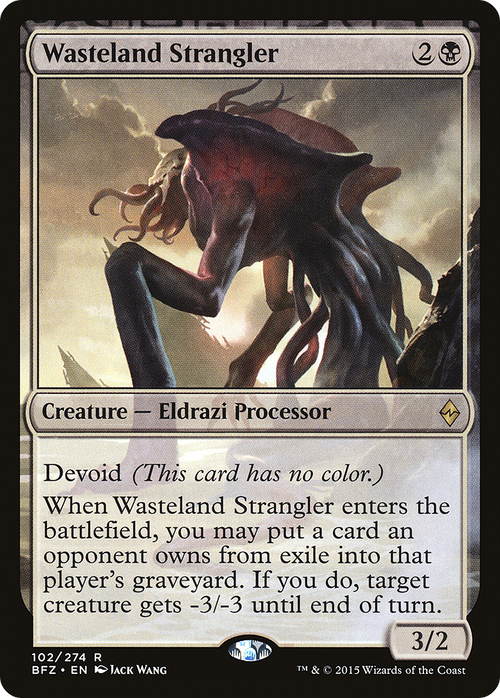 Wasteland Strangler (BFZ-102) - Battle for Zendikar: (devoid) Foil