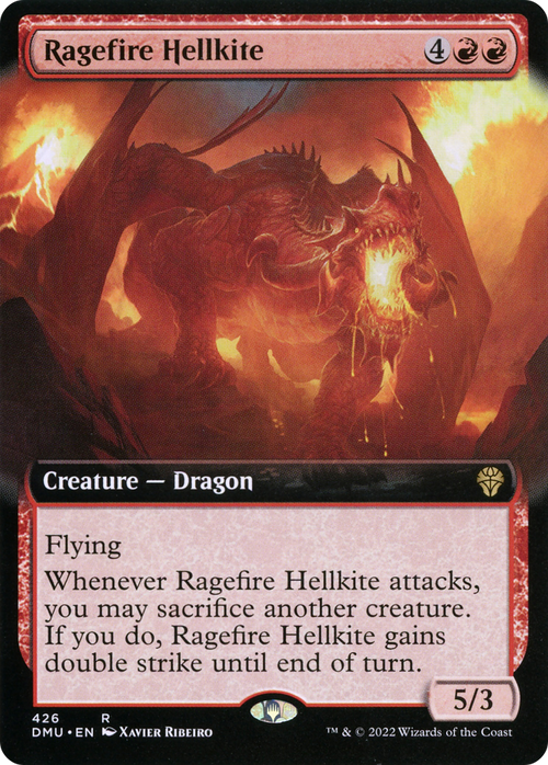 Ragefire Hellkite (Extended Art) (DMU-426) - Dominaria United: (Extended Art) Foil