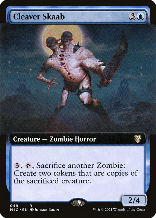 Cleaver Skaab (Extended Art) (MIC-049) - Midnight Hunt Commander: (Extended Art)