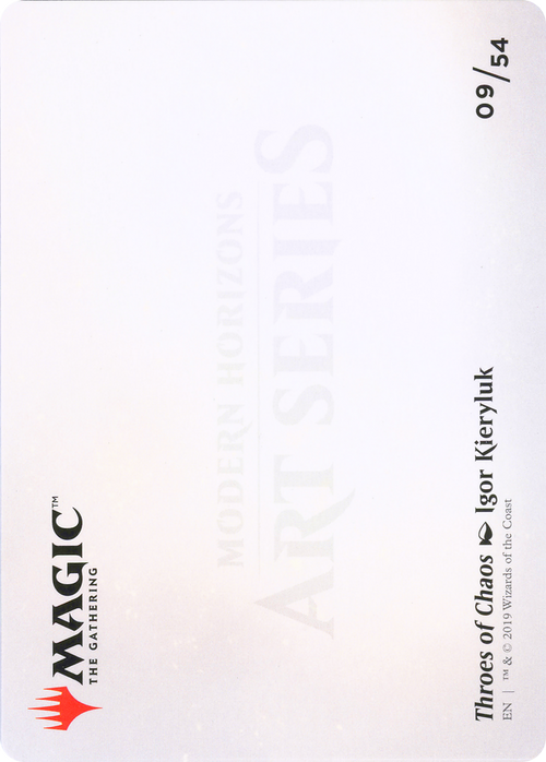 Throes of Chaos // Throes of Chaos (ASMH1-009) - Modern Horizons Art Series (Borderless)