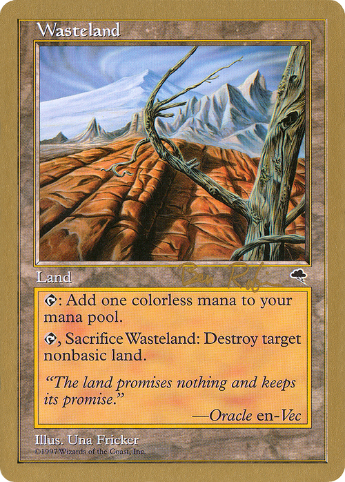 Wasteland - 1998 Ben Rubin (TMP) (WCD-) - World Championship Decks 1998