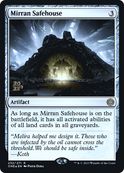 Mirran Safehouse (PRE-232) - Phyrexia: All Will Be One Promos Foil