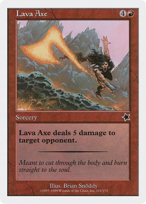Lava Axe (S99-111) - Starter 1999