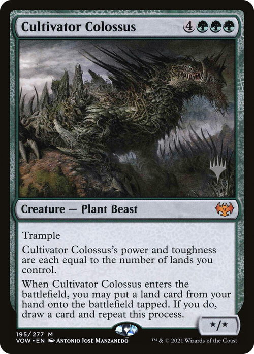 Cultivator Colossus (PPDMU-195) - Innistrad: Crimson Vow Promos
