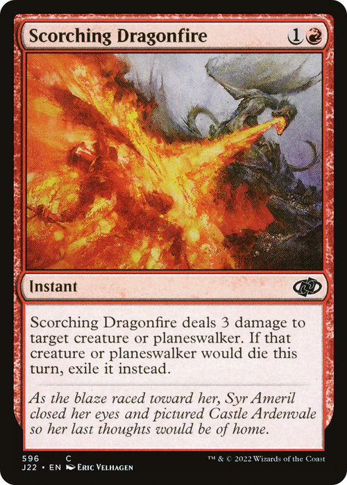 Scorching Dragonfire (J22-596) - Jumpstart 2022