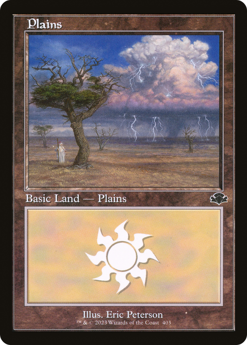 Plains (403) (Retro Frame) (DMR-403) - Dominaria Remastered Foil