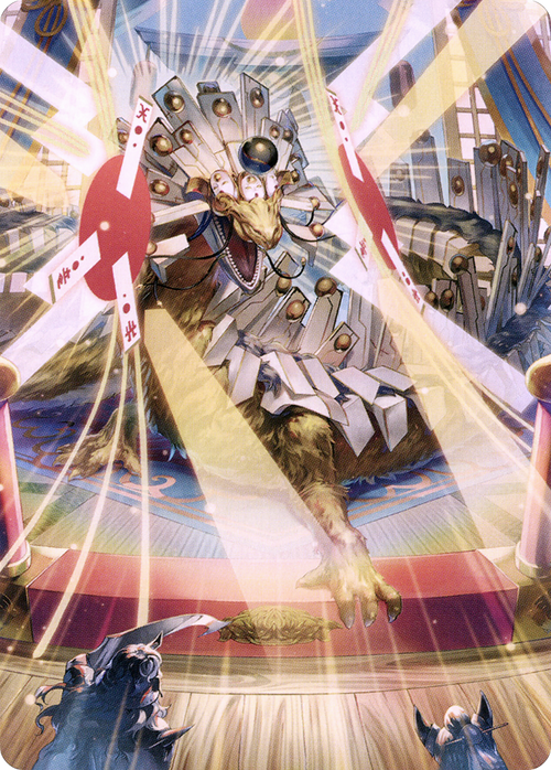 Spirit-Sister's Call // Spirit-Sister's Call (ANEO-075) - Neon Dynasty Art Series (Borderless)