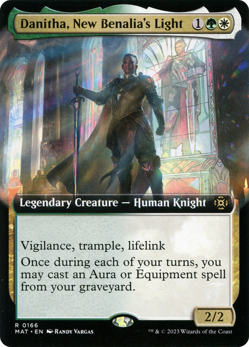 Danitha, New Benalia's Light (Extended Art) (MAT-166) - March of the Machine: The Aftermath: (Extended Art) Foil