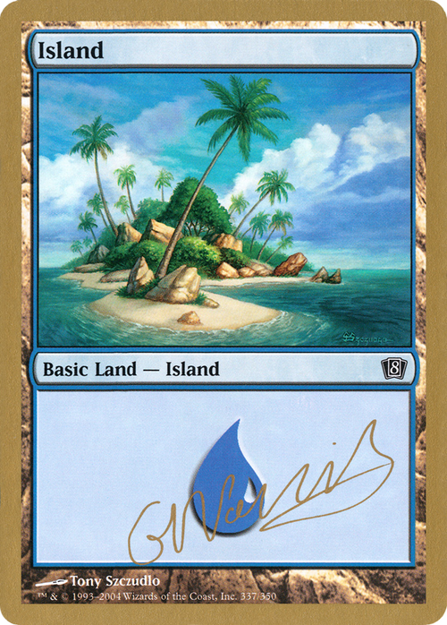 Island (337) - 2004 Gabriel Nassif (8ED) (WCD-GN337) - World Championship Decks 2004