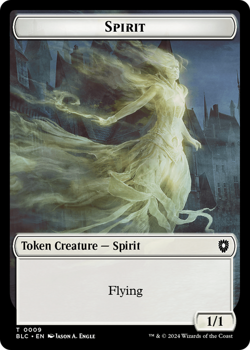 Spirit (TBLC-009) - Bloomburrow Commander Tokens Foil