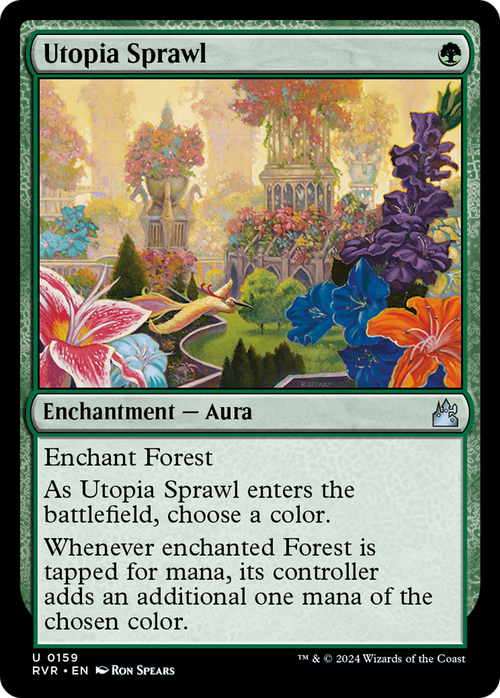 Utopia Sprawl (RVR-159) - Ravnica Remastered Foil