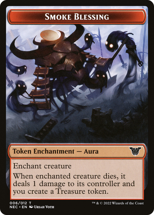 Smoke Blessing (TNEC-006) - Neon Dynasty Commander Tokens