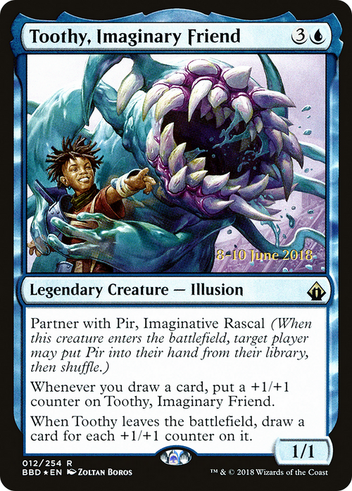 Toothy, Imaginary Friend (LARP-12S) - Battlebond Promos Foil