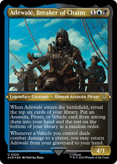 Adewale, Breaker of Chains (Foil Etched) (ACR-224) - Assassin's Creed Foil