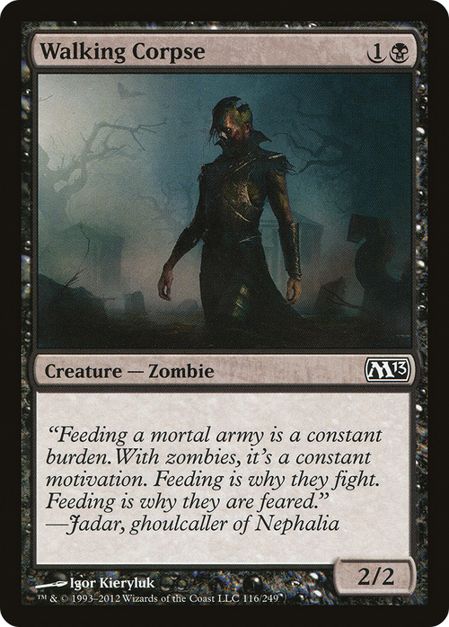 Walking Corpse (M13-116) - Magic 2013