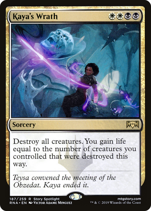 Kaya's Wrath (RNA-187) - Ravnica Allegiance