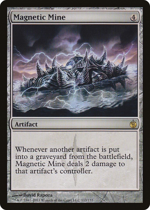 Magnetic Mine (MBS-113) - Mirrodin Besieged Foil