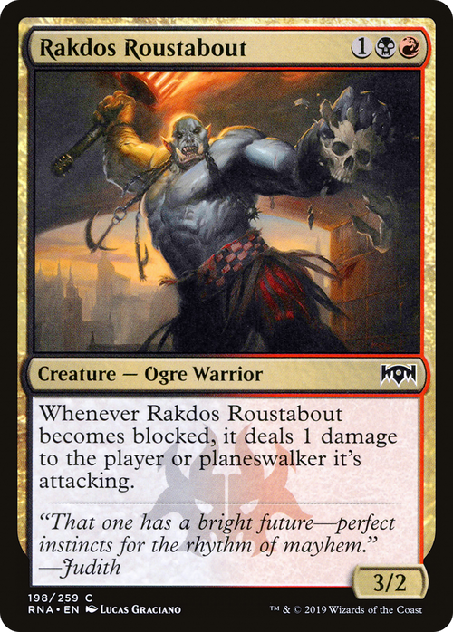 Rakdos Roustabout (RNA-198) - Ravnica Allegiance