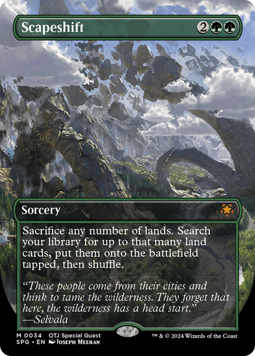 Scapeshift (Borderless) (SPG-034) - Special Guests Foil
