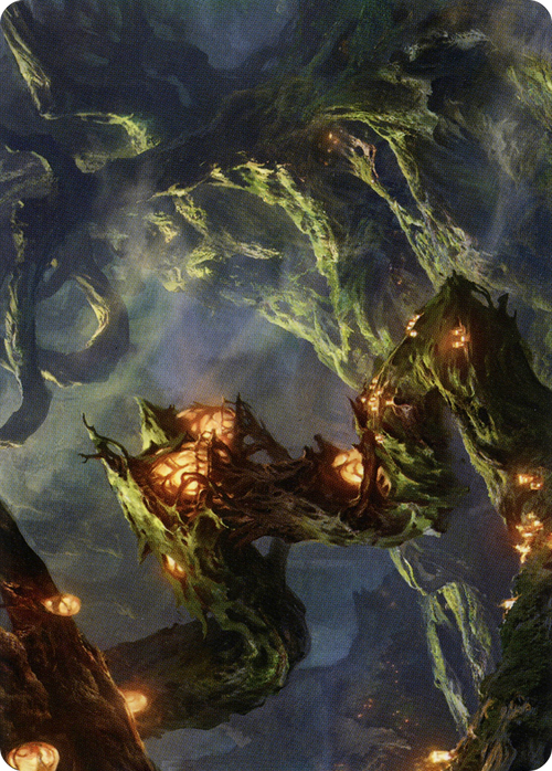 Forest // Forest (ASTX-050) - Strixhaven Art Series (Borderless) Foil