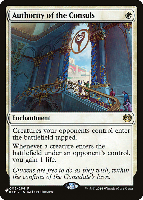 Authority of the Consuls (LIST-005/264) - The List