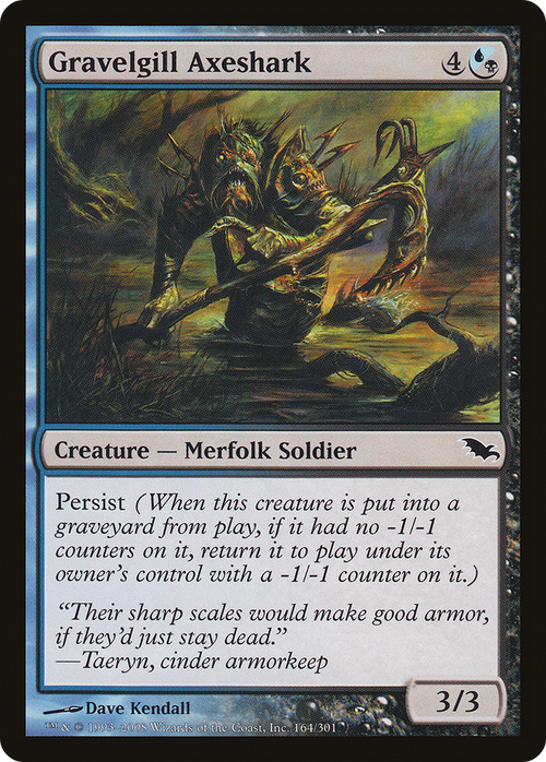 Gravelgill Axeshark (SHM-164) - Shadowmoor