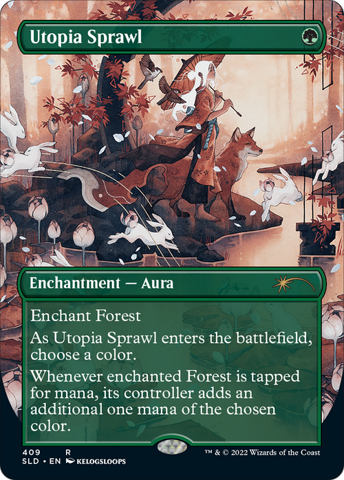 Utopia Sprawl (Borderless) (SLD-409) - Secret Lair Drop Foil