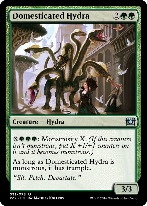 Domesticated Hydra (PZ2-031) - Treasure Chest Foil