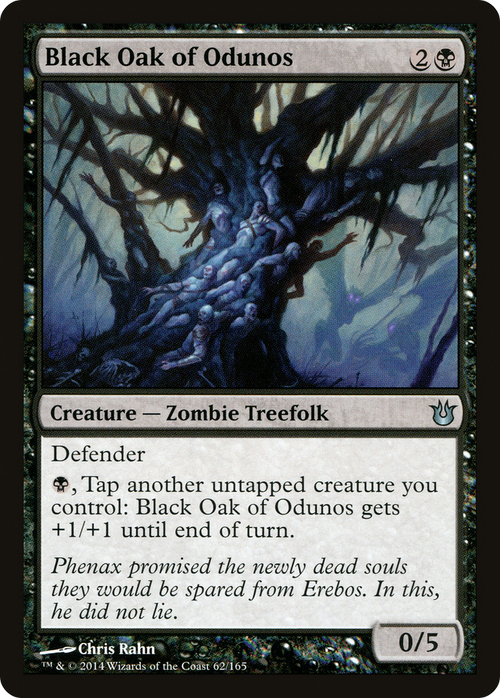 Black Oak of Odunos (BNG-062) - Born of the Gods Foil