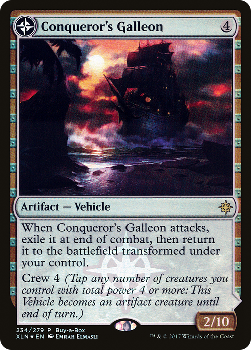 Conqueror's Galleon (BABP-234) - XLN Treasure Chest: (compasslanddfc) Foil
