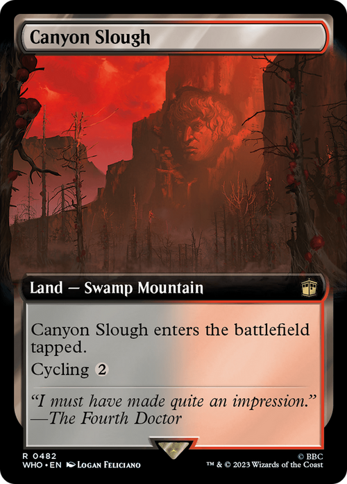 Canyon Slough (Extended Art) (WHO-482) - Doctor Who: (Extended Art) Foil