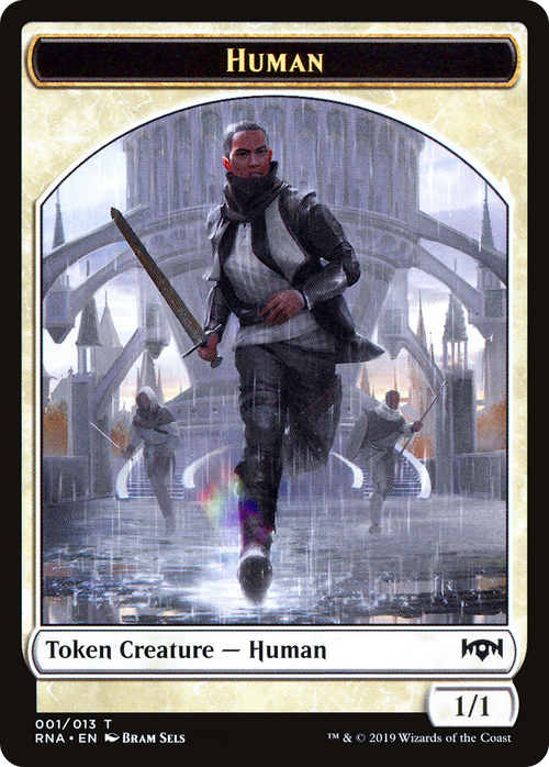 Human Token (RNA-001) - Ravnica Allegiance Tokens