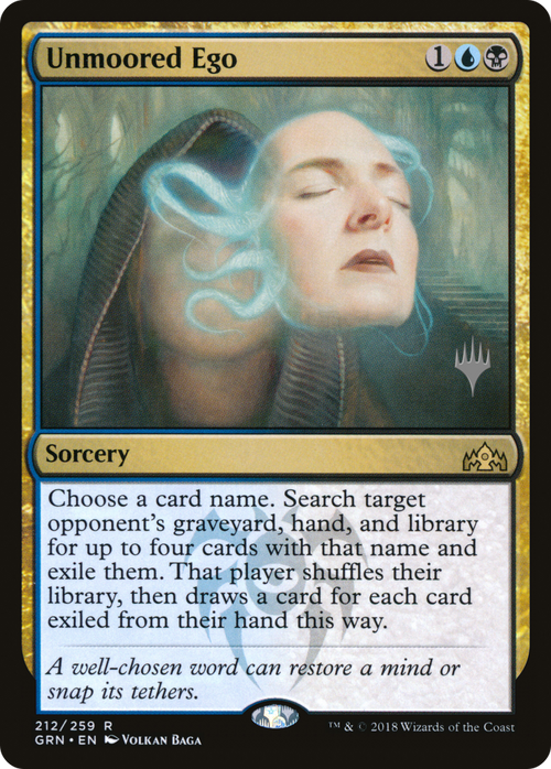 Unmoored Ego (PPTHB-212P) - Guilds of Ravnica Promos
