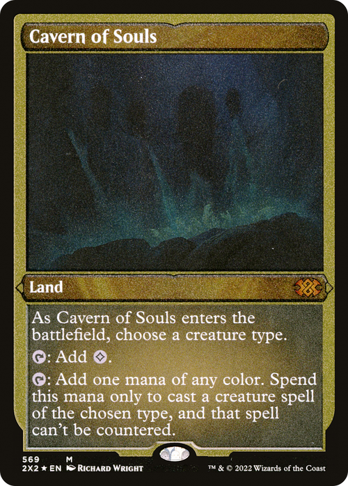 Cavern of Souls (Foil Etched) (2X2-569) - Double Masters 2022 Foil