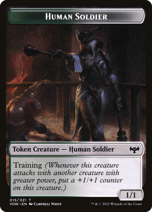 Human Soldier (TVOW-015) - Innistrad: Crimson Vow Tokens
