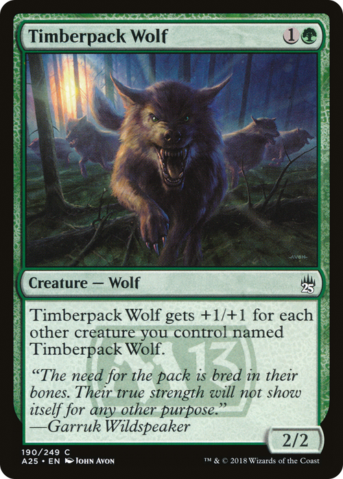 Timberpack Wolf (A25-190) - Masters 25 Foil