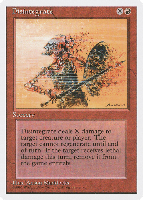 Disintegrate (4ED-203) - Fourth Edition