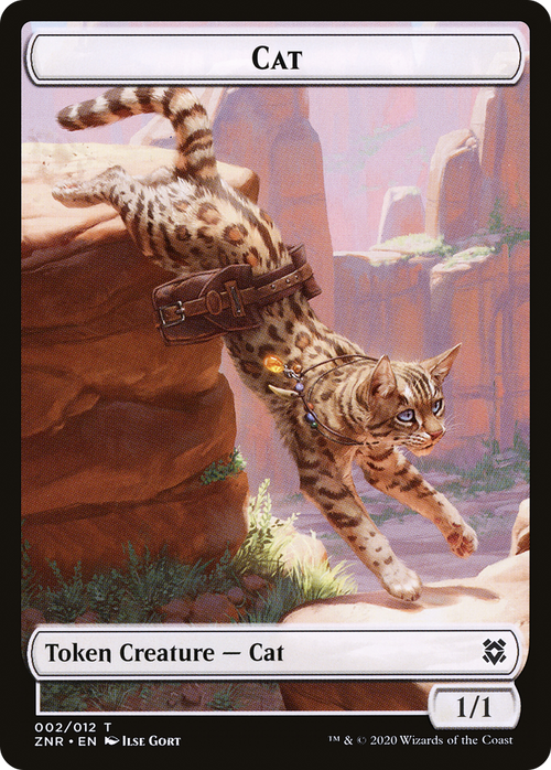 Cat (TZNR-002) - Zendikar Rising Tokens