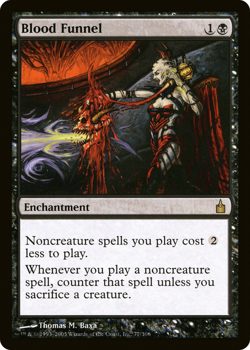 Blood Funnel (RAV-077) - Ravnica: City of Guilds Foil