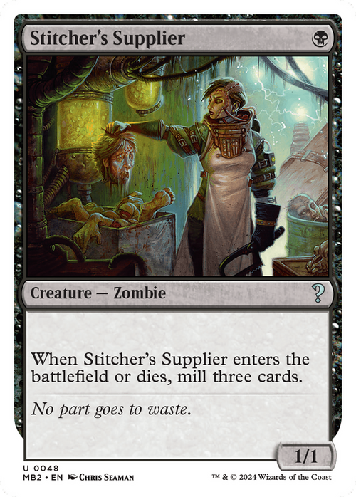 Stitcher's Supplier (White Border) (MB2-048) - Mystery Booster 2
