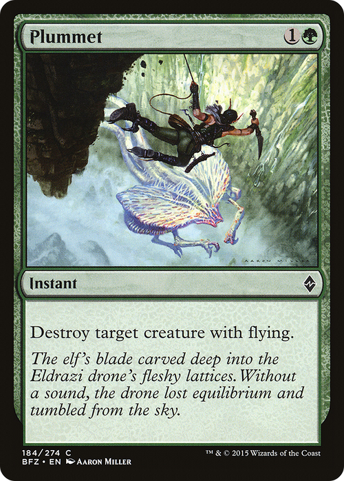Plummet (BFZ-184) - Battle for Zendikar Foil