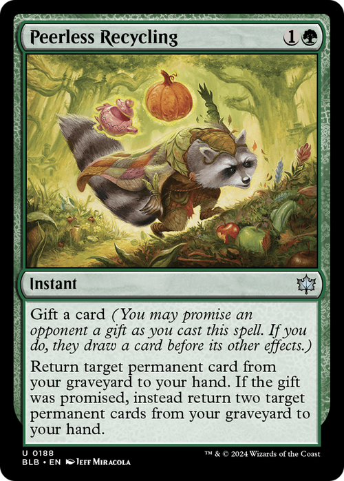 Peerless Recycling (BLB-188) - Bloomburrow Foil