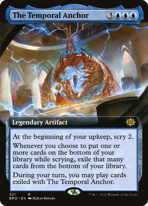 The Temporal Anchor (Extended Art) (BRO-321) - The Brothers' War: (Extended Art) Foil