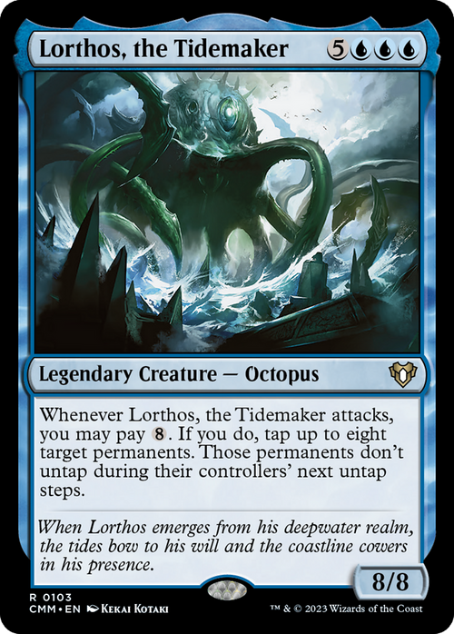 Lorthos, the Tidemaker (CMM-103) - Commander Masters Foil