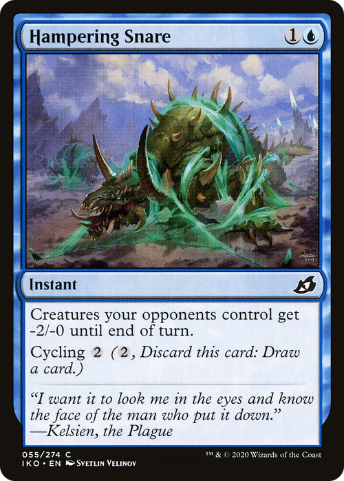 Hampering Snare (IKO-055) - Ikoria: Lair of Behemoths Foil