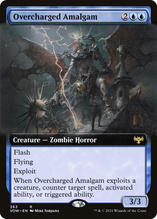 Overcharged Amalgam (Extended Art) (VOW-363) - Innistrad: Crimson Vow: (Extended Art) Foil