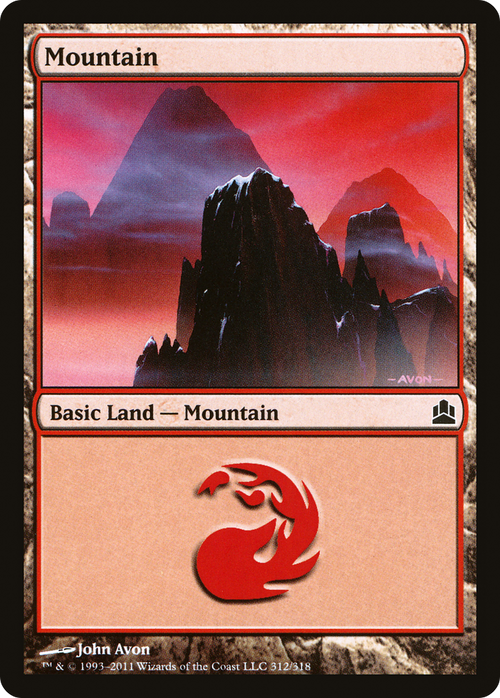 Mountain (312) (CMD-312) - Commander 2011