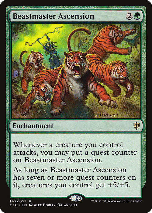 Beastmaster Ascension (C16-142) - Commander 2016