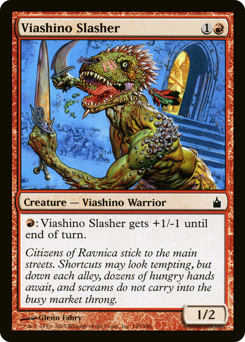 Viashino Slasher (RAV-149) - Ravnica: City of Guilds Foil